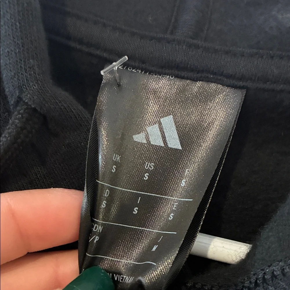 Adidas Black Pullover with White Accents